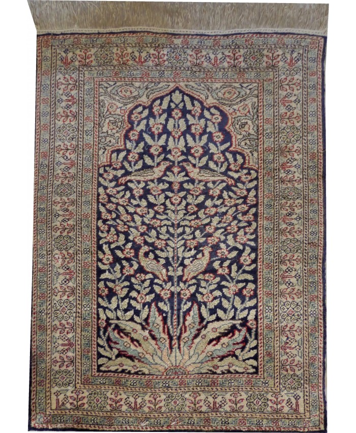 Handmade Turkish Kayseri Original Silk Carpet  - FREE SHIPPING..!
